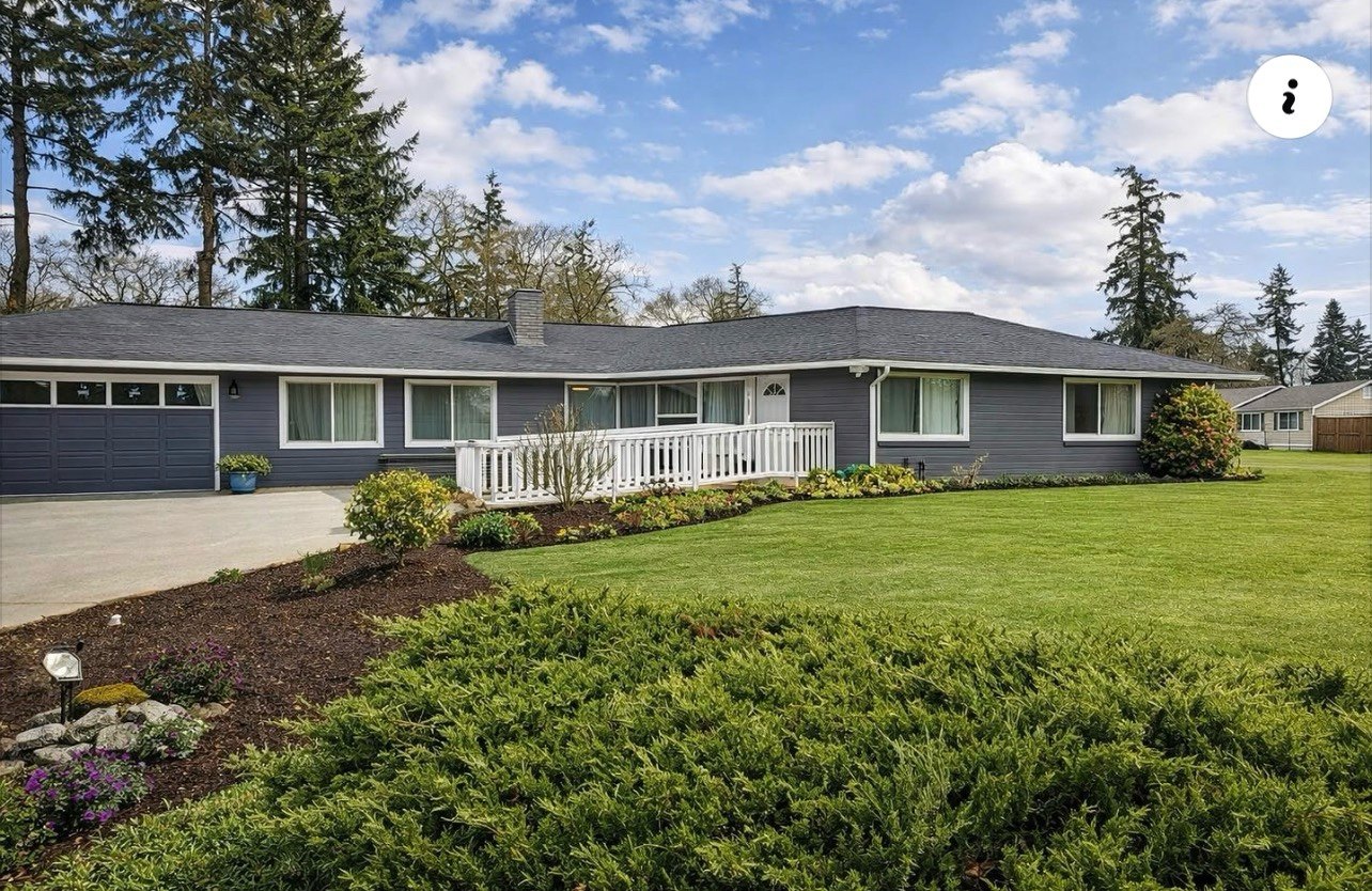 Front exterior of Falconi UniqueCare adult family home in Lakewood, Washington